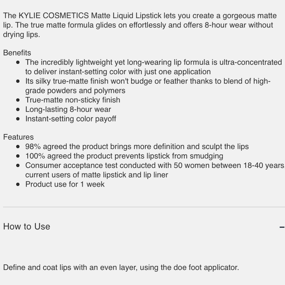 Kylie Jenner Matte Liquid Lipstick Candy K 👄 - Picture 17 of 17